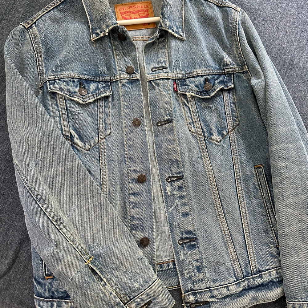 Levi’s Distressed Denim Jacket